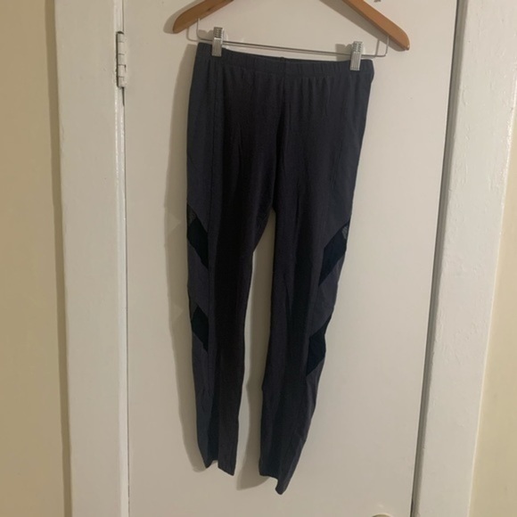 Bozzollo Blue Gray Cut out leggings Size Medium - Picture 4 of 11
